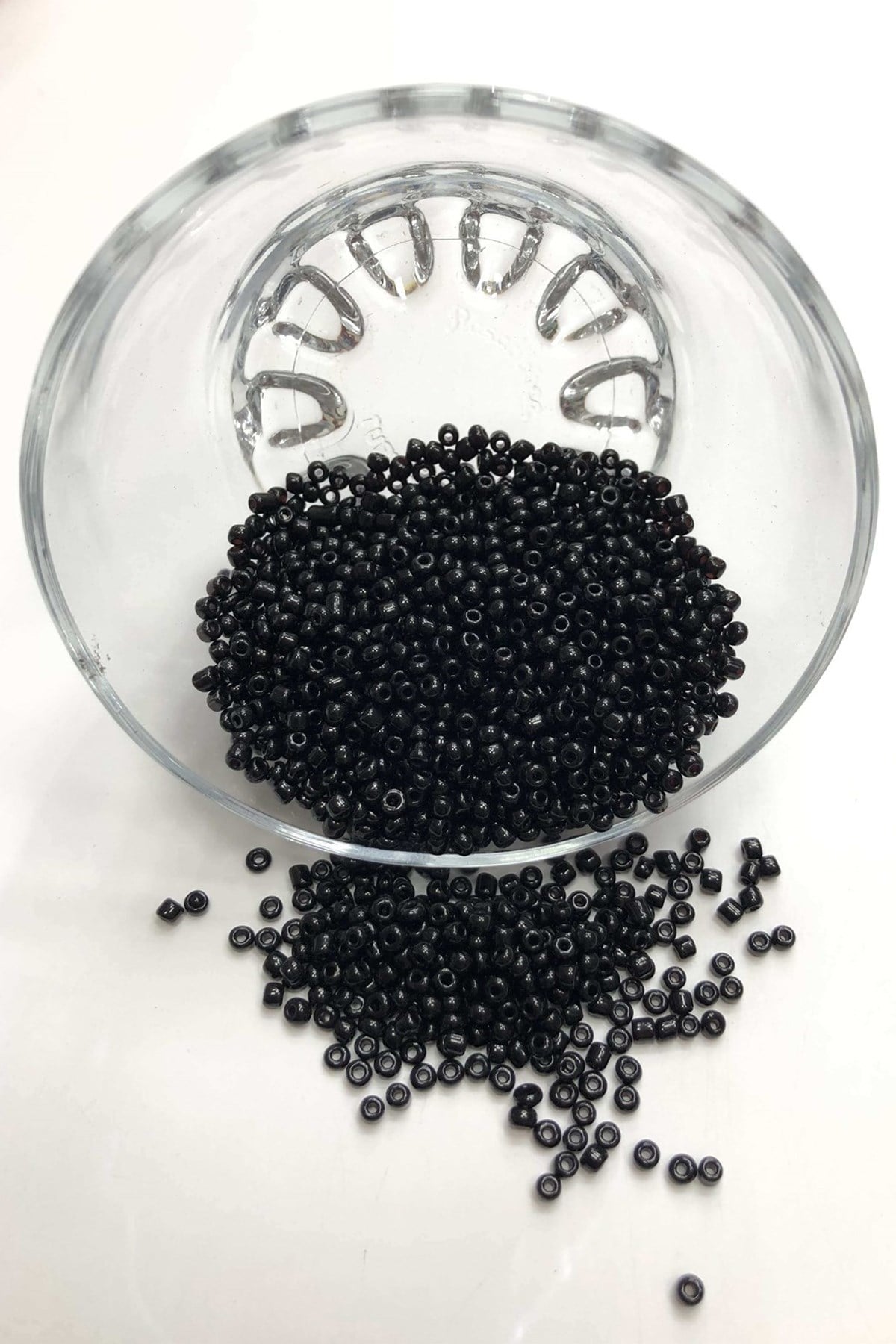 Black Sand Bead Medium Size 3 mm 50 gr