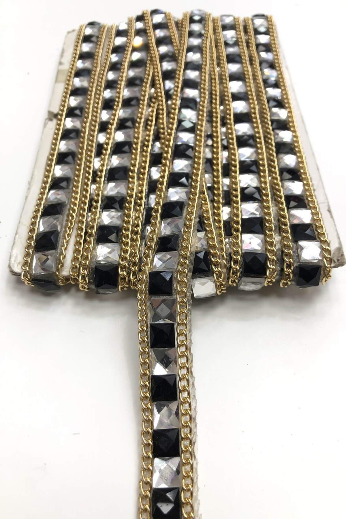 Black Wrap Iron-on Strip Applique