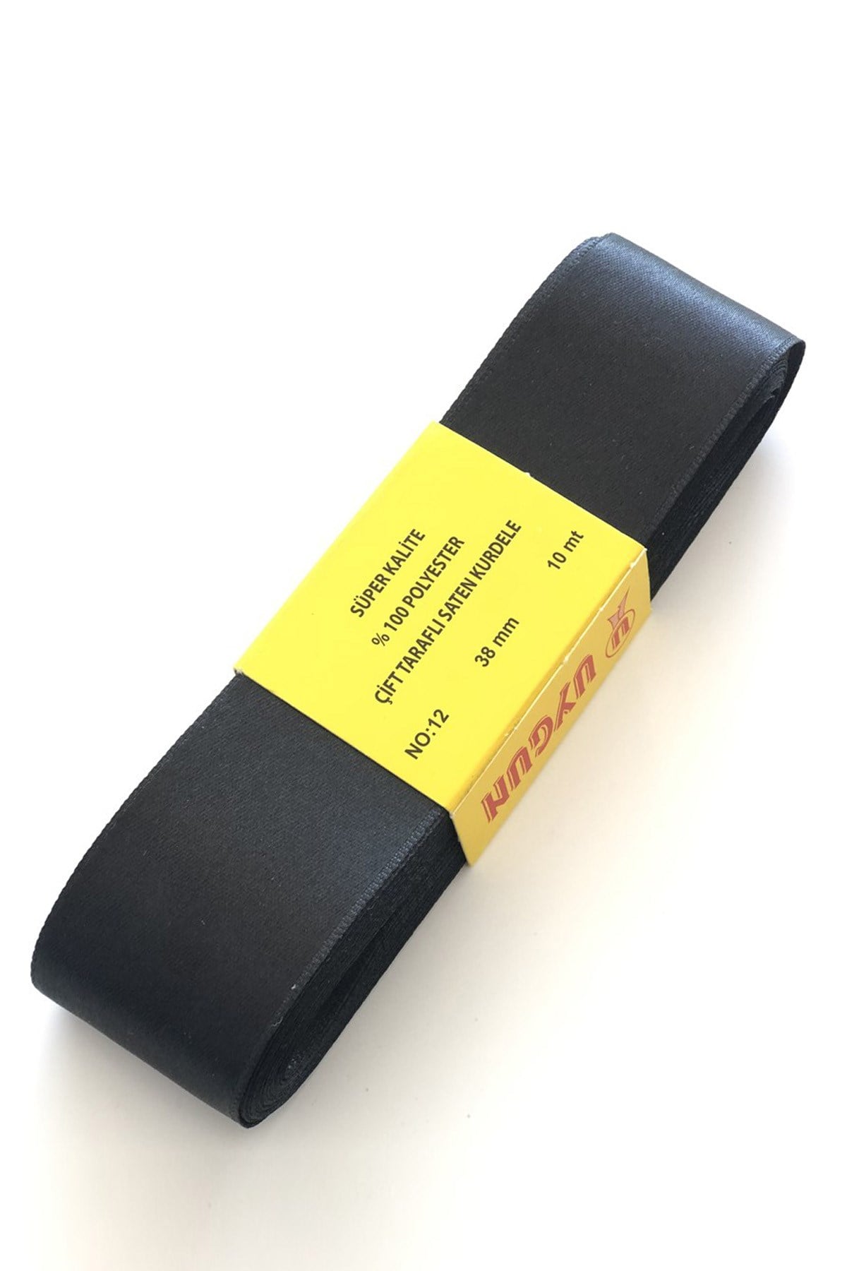 Black Satin Ribbon 4 cm