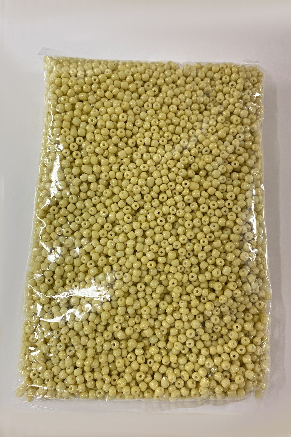 Soft Yellow Sand Beads 4 mm 500 gr