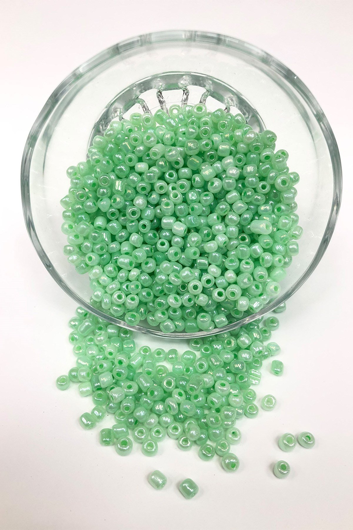Su Yeşili Kum Boncuk 4 mm 50 gr