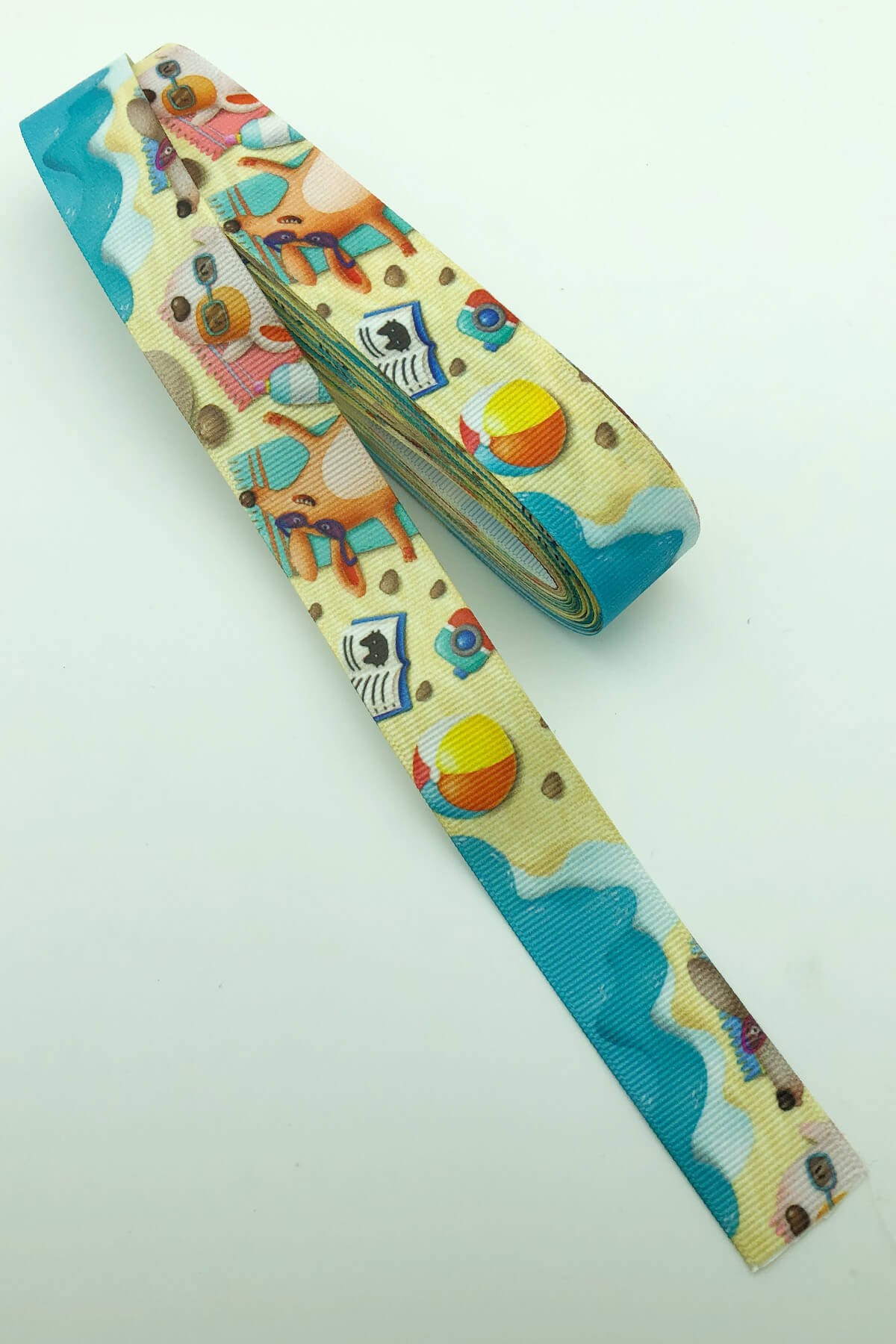 Holiday Theme Printed Grosgrain Ribbon 10 Mt