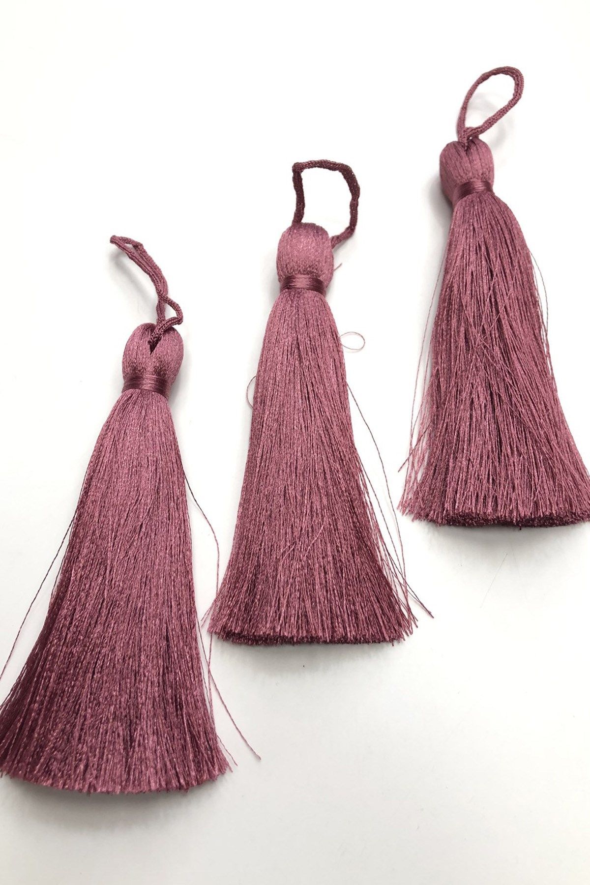Single Tassel Dark Dried Rose 10 cm 1 piece