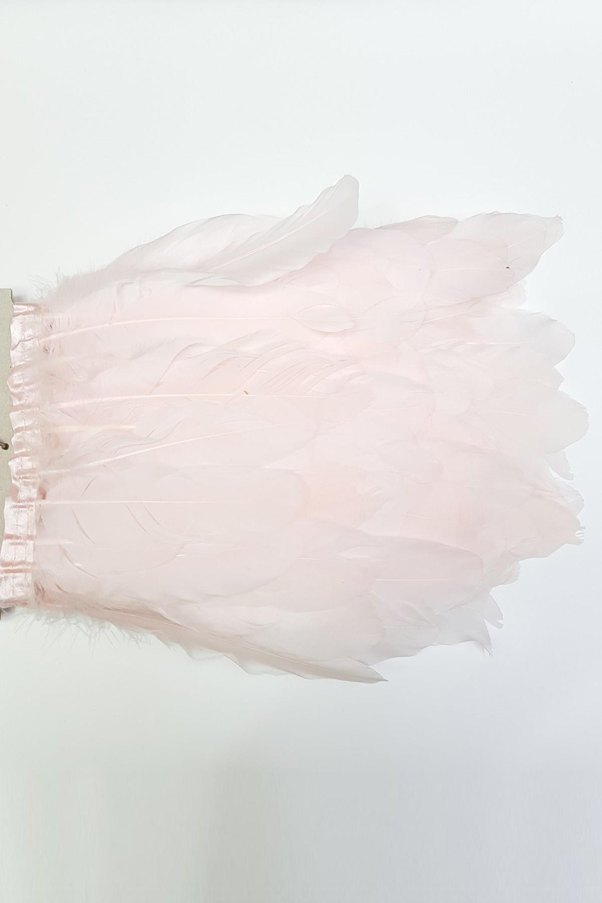Wholesale Light Pink Eagle Feather 1 meter