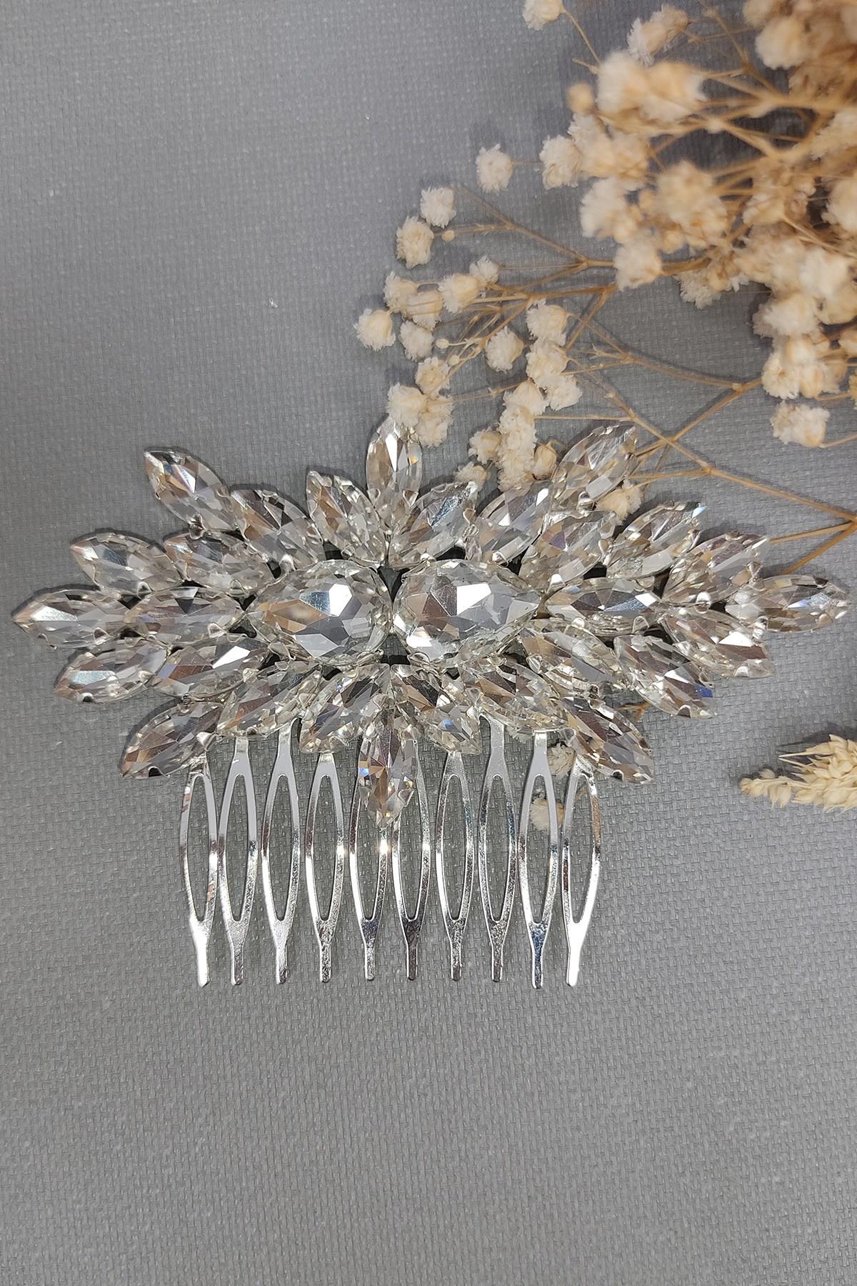 Wholesale Bridal Buckle Scalloped Buckle for Wedding, Engagement, Promise 1 Piece