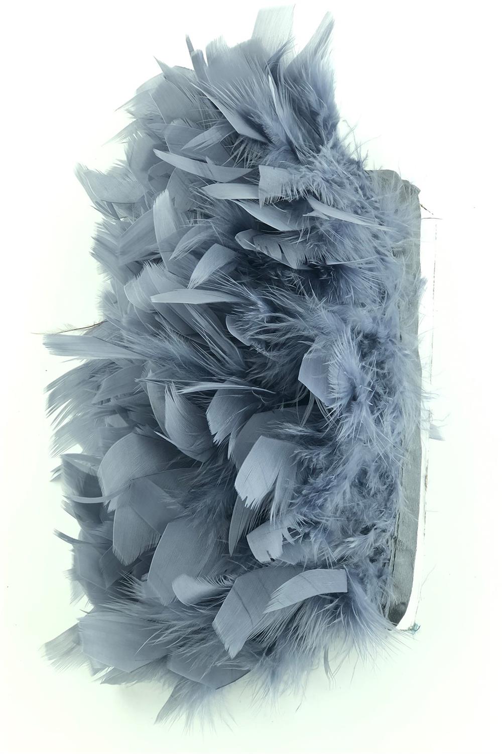 Wholesale Gray Piped Otrish Goose Feather