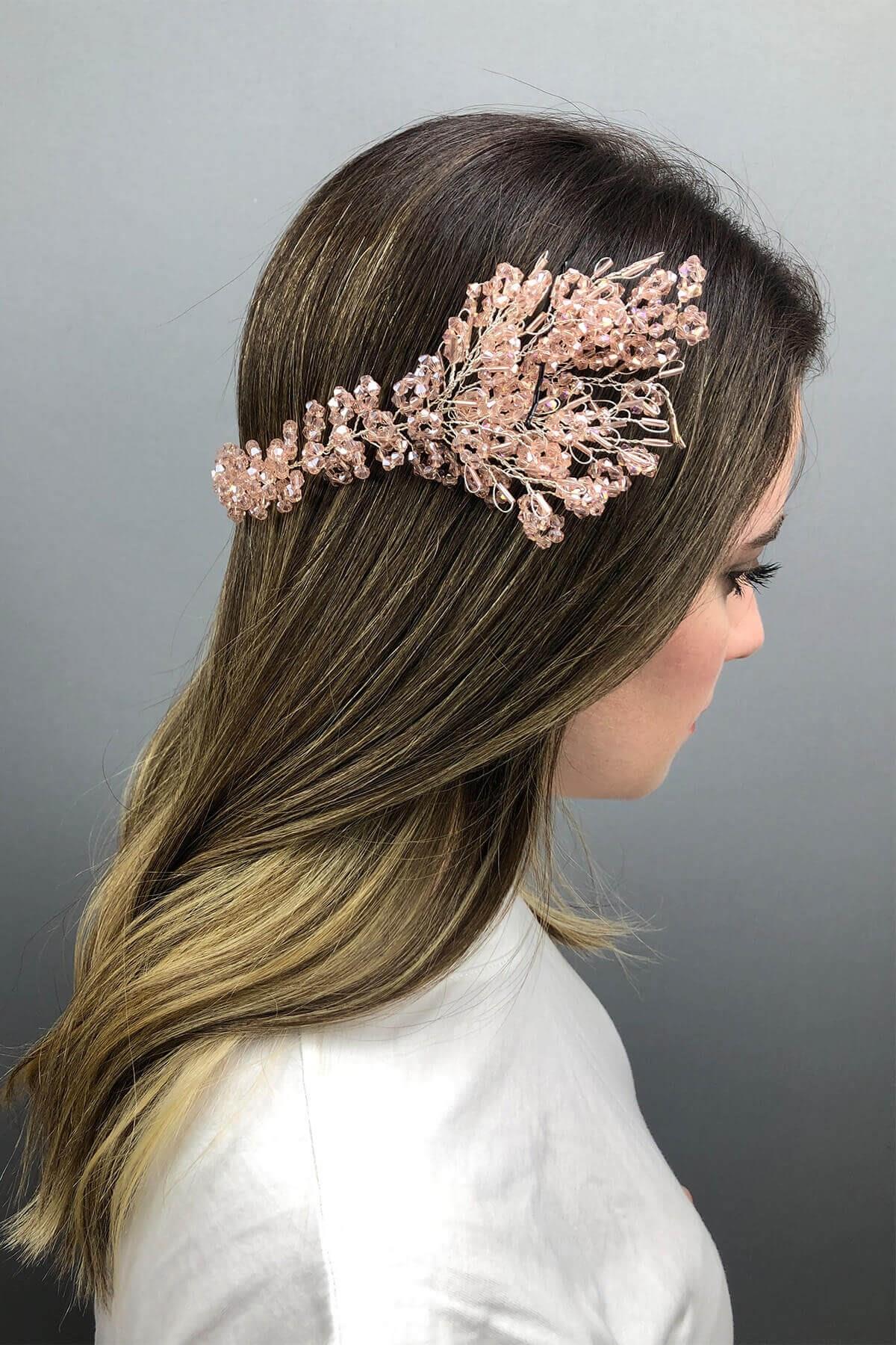 Wholesale Helen Crystal Bridal Henna Crown