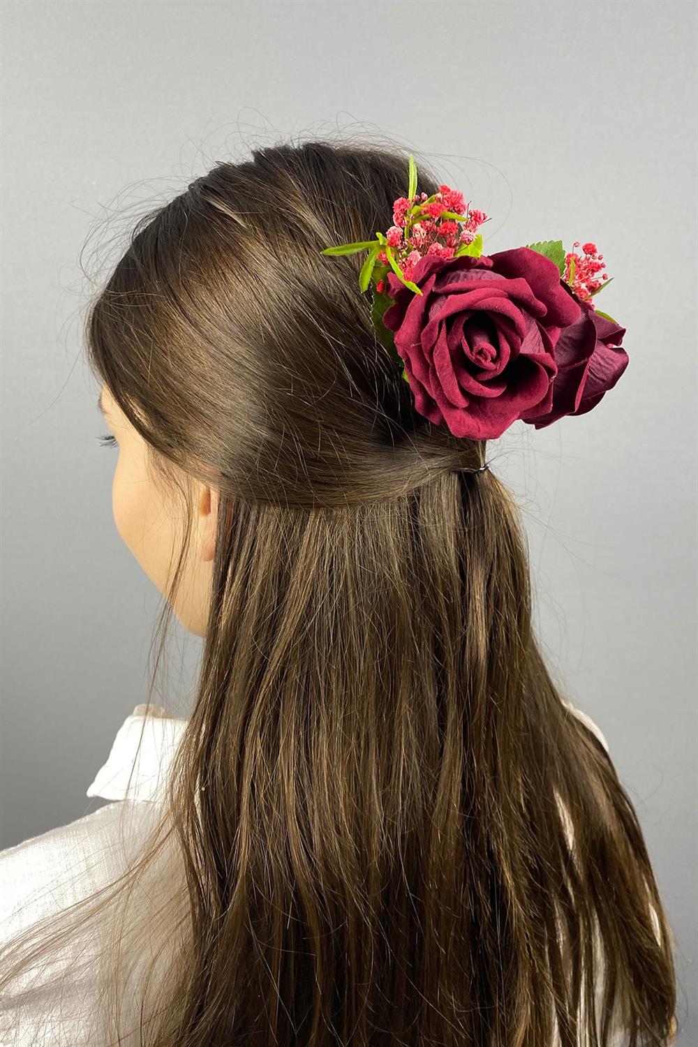Wholesale Velvet Rose Cipso Comb Hair Clip