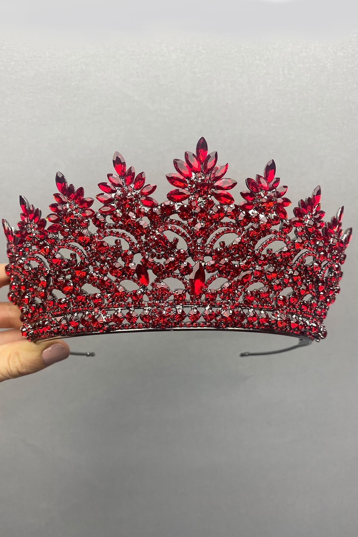 Wholesale Red Angelina Bridal Henna Crown