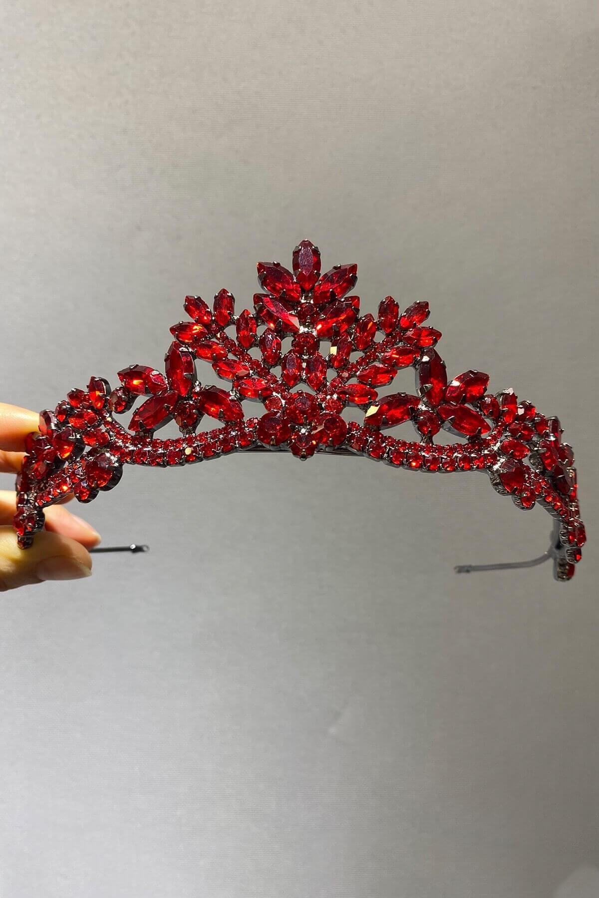 Wholesale Red Berlin Model Bridal Henna Crown