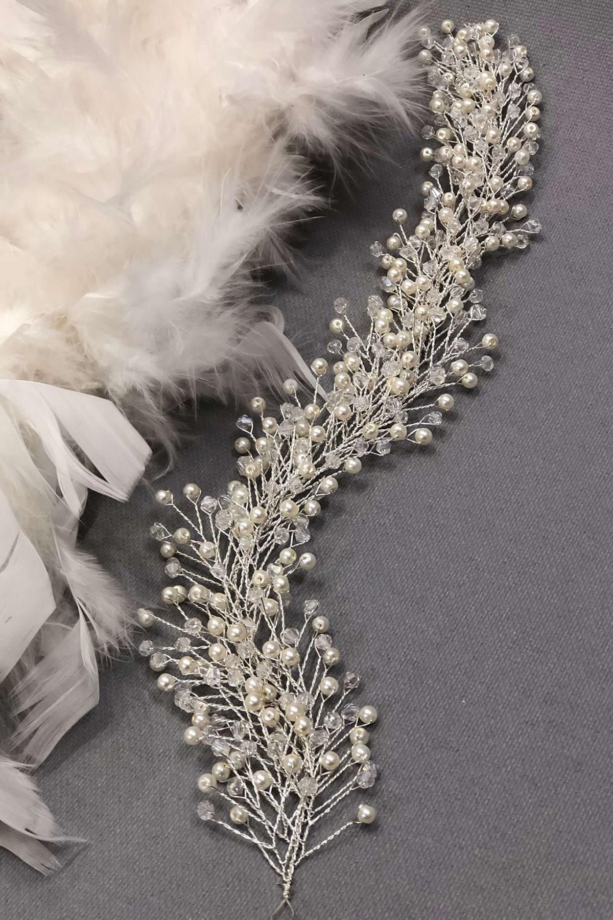 Wholesale Cream Pearl Hedgehog Model Hair Accessory