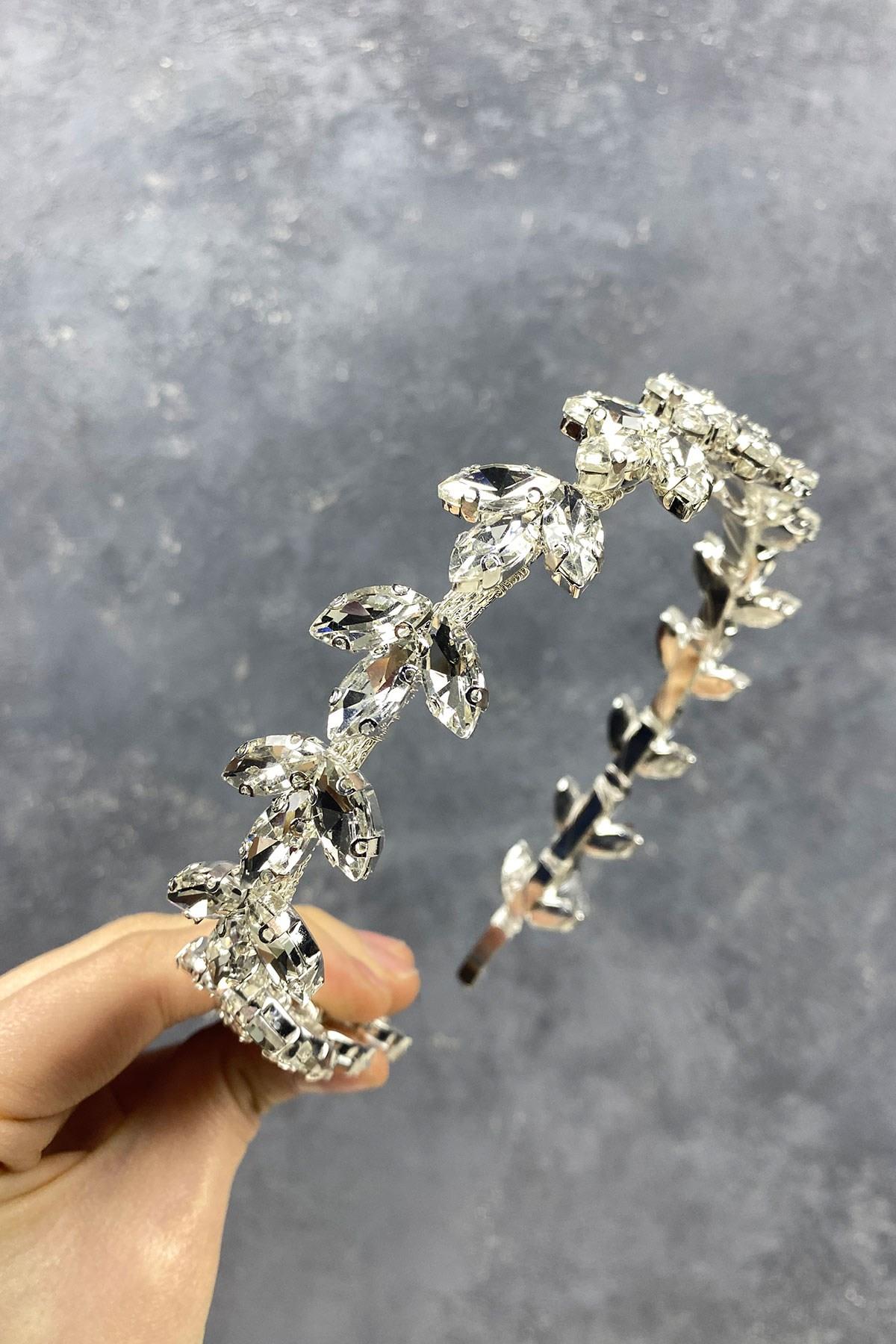 Wholesale Shuttle Stone Hair Accessory Bridal Crown