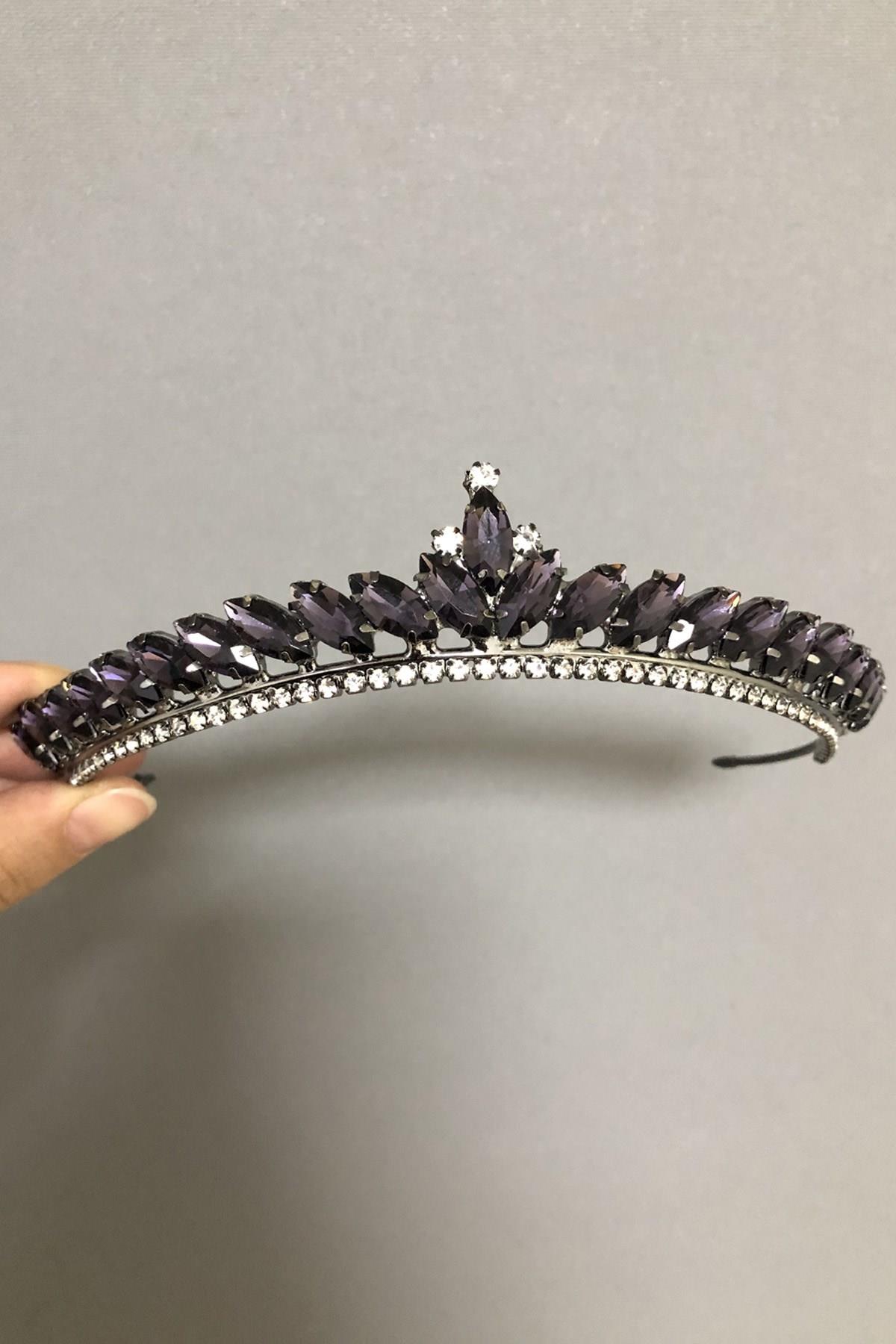 Wholesale Purple Thin Lena Model Henna Crown