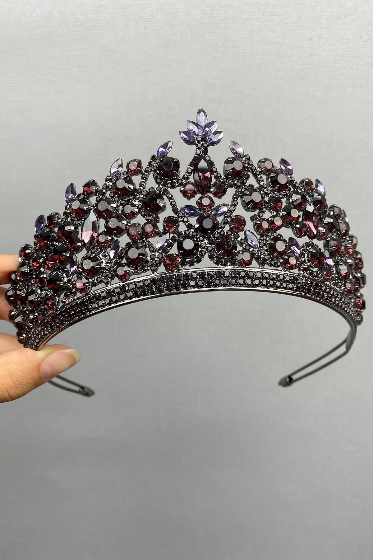 Wholesale Purple Pegasi Model Bridal Henna Crown