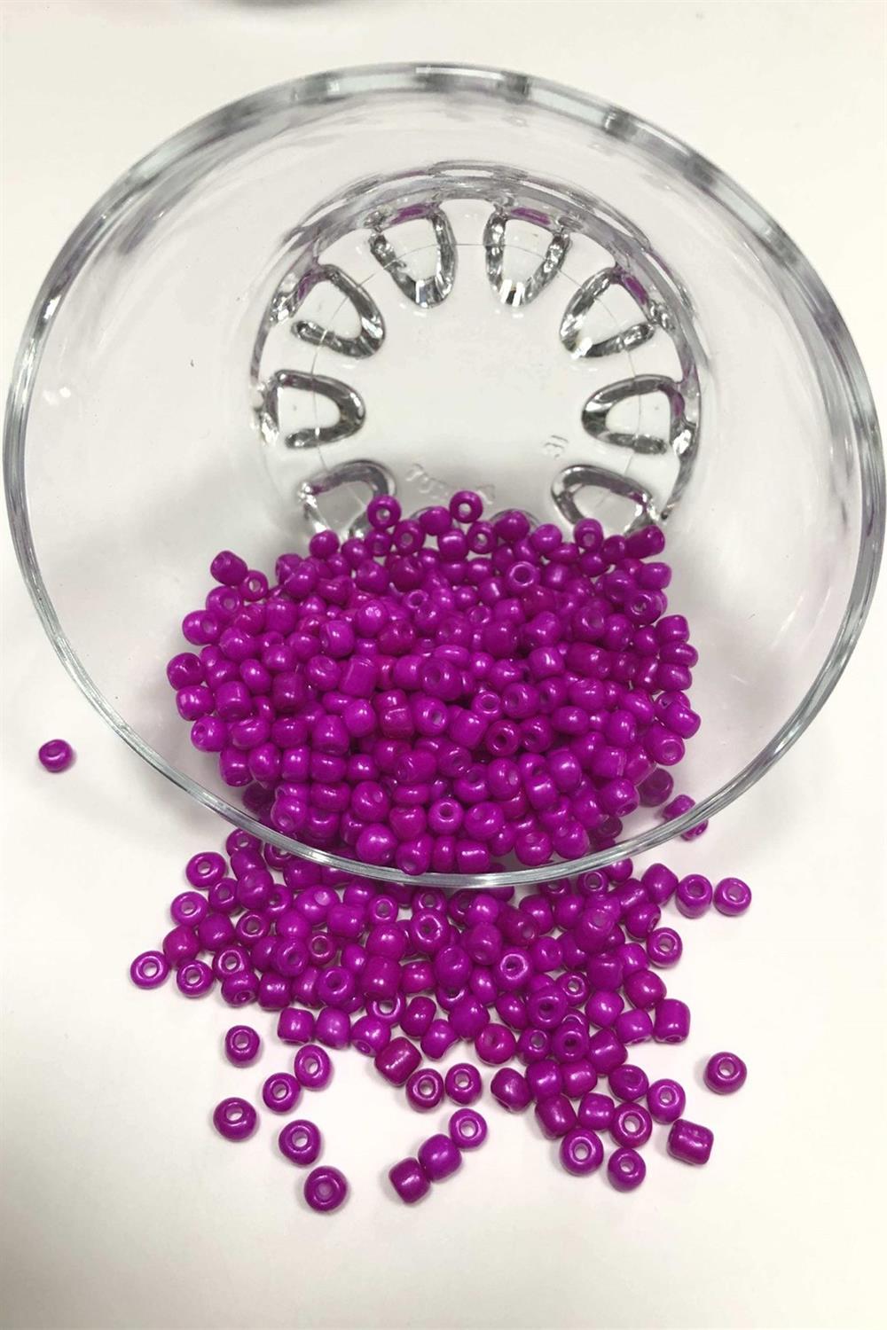 Wholesale Medium Lilac Sand Beads Medium Size 4 mm 50 gr