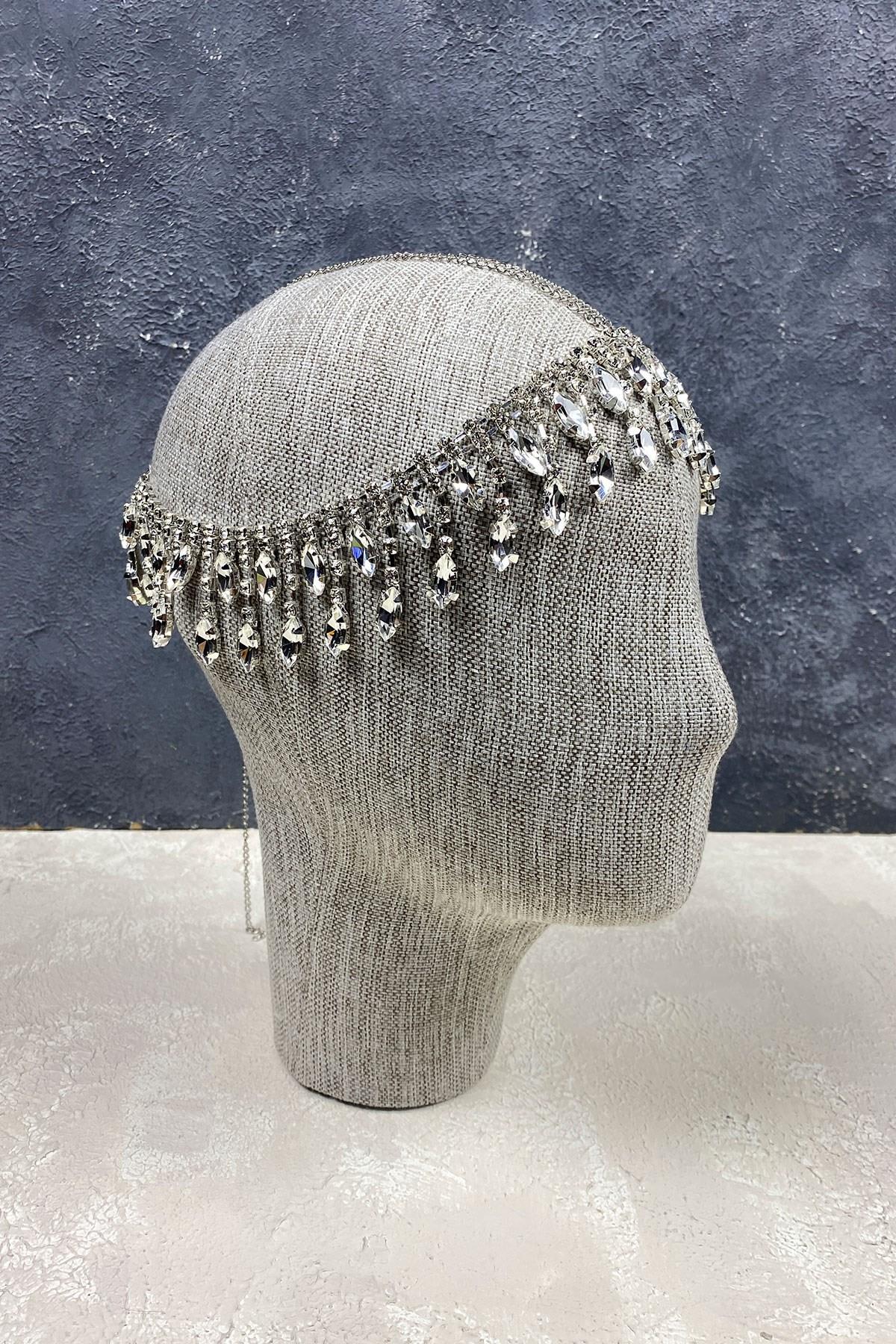 Wholesale Dangle Stone Design Pediment Bridal Hair Accessory
