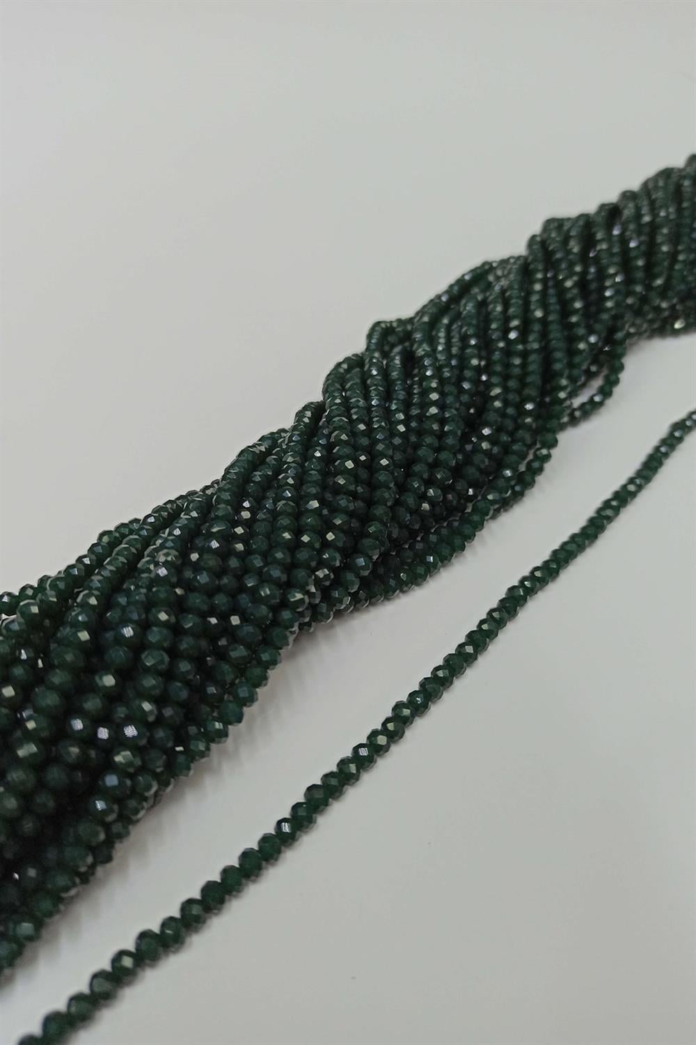 Wholesale Leaf Green Crystal Beads 4 mm