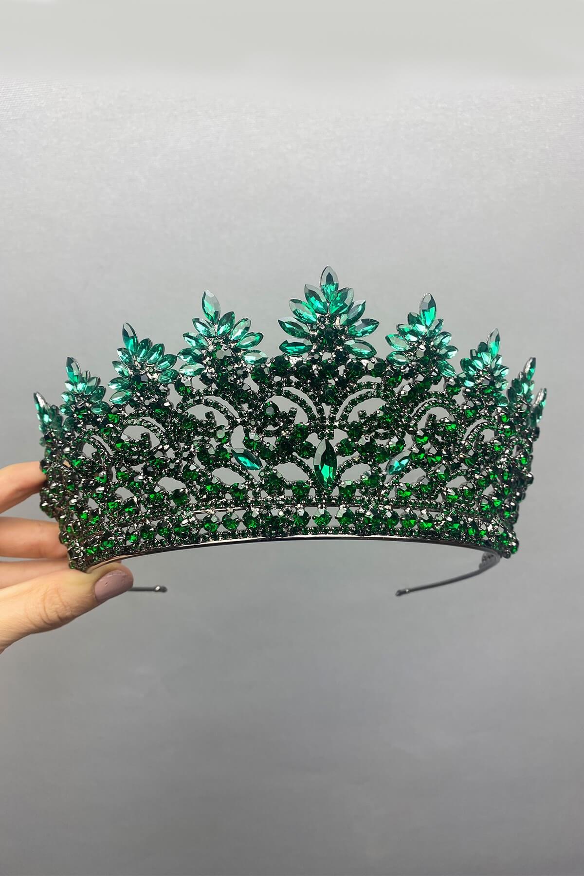 Wholesale Green Angelina Bridal Henna Crown