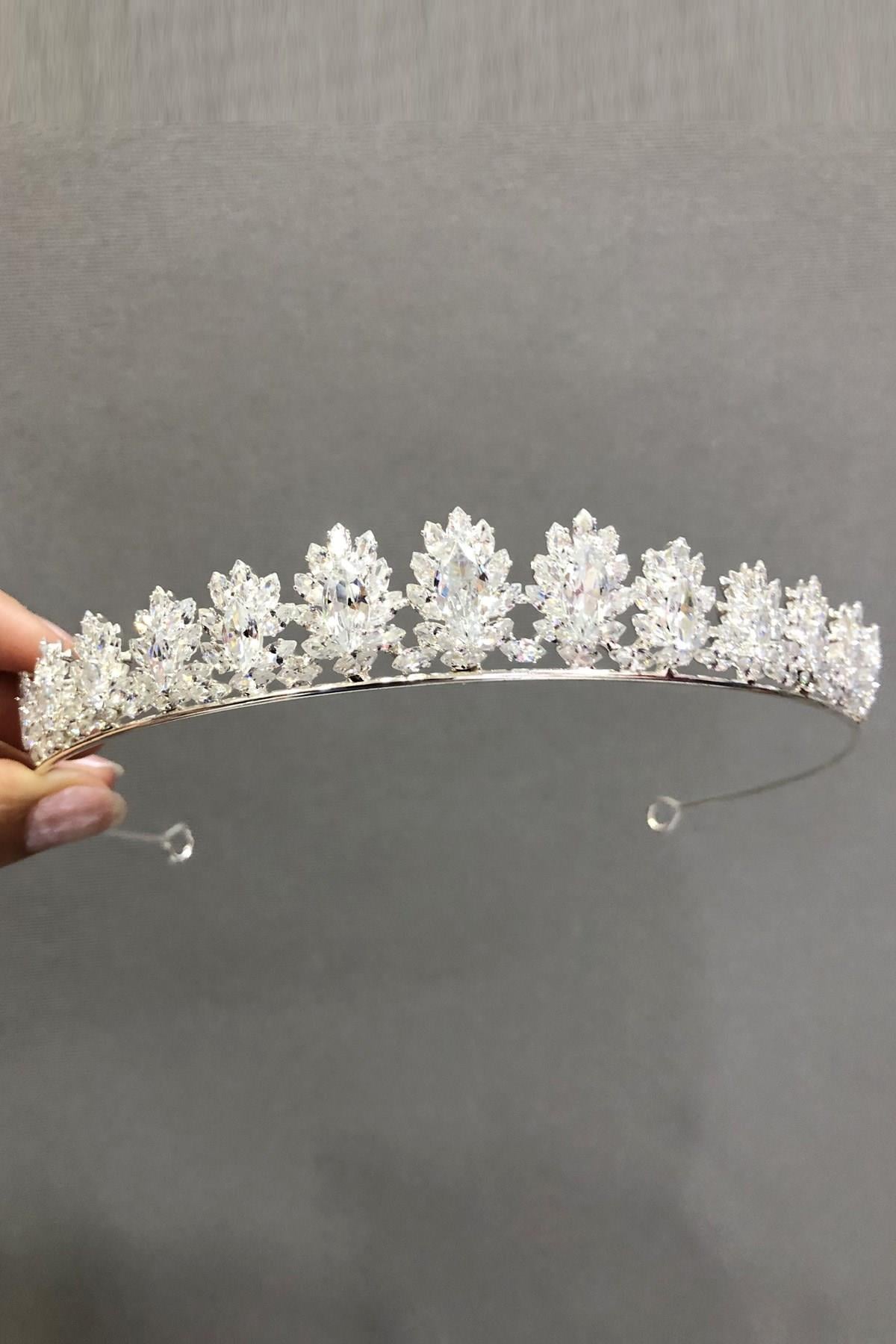Wholesale Zircon Crystal Stone Bridal Crown
