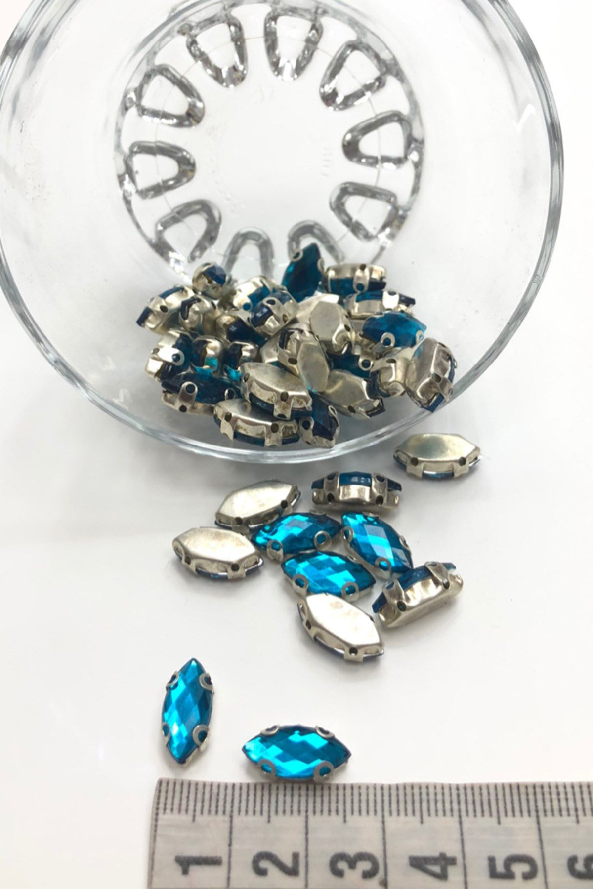 Turkuaz Mekik Dikme Taş 10 adet