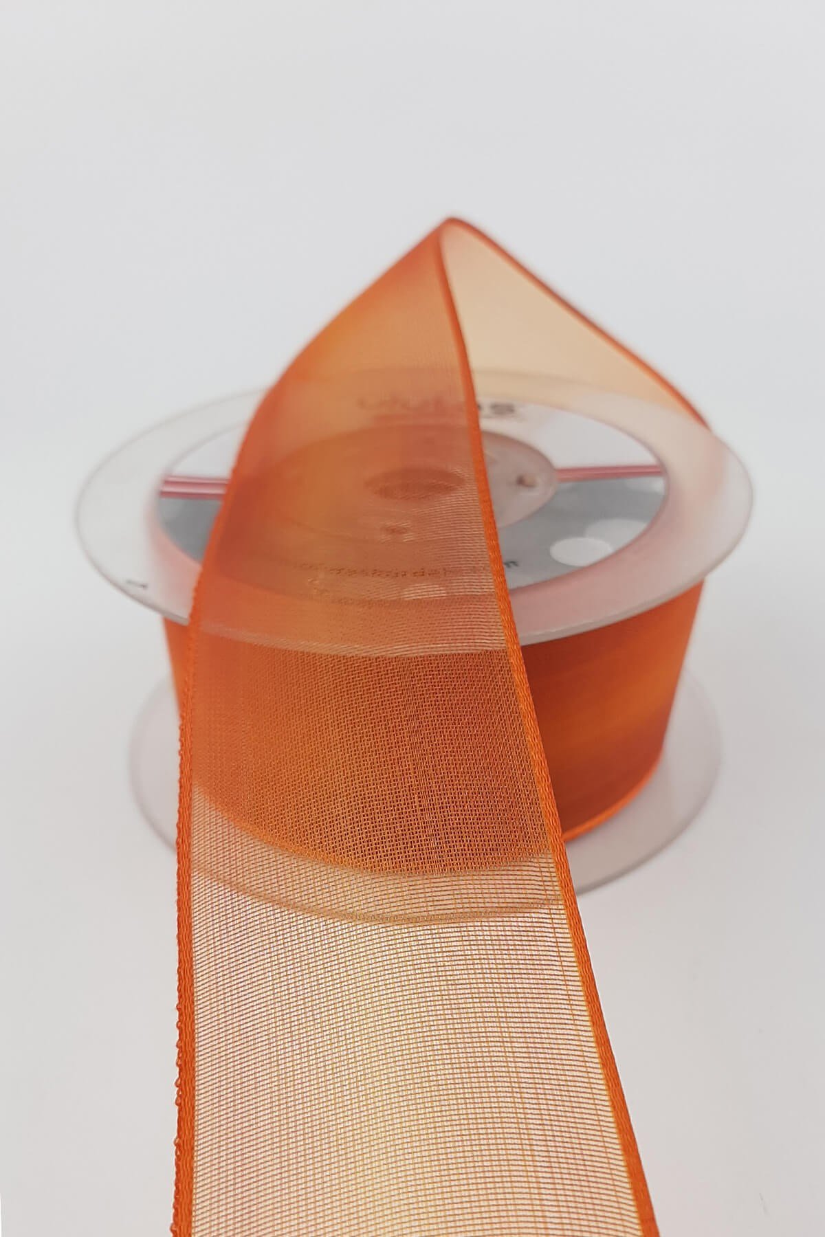 شريط شيفون برتقالي مسطح 20 متر