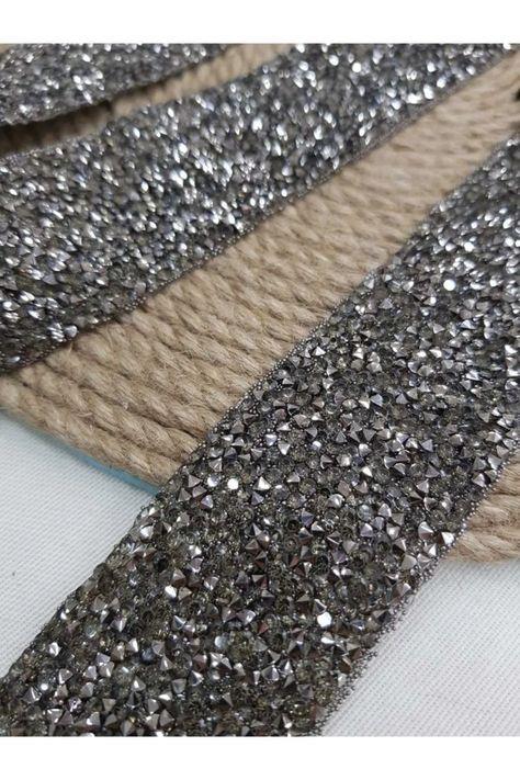 Ütü Ile Yapışan Taş 1 Metre 4 Cm Füme
