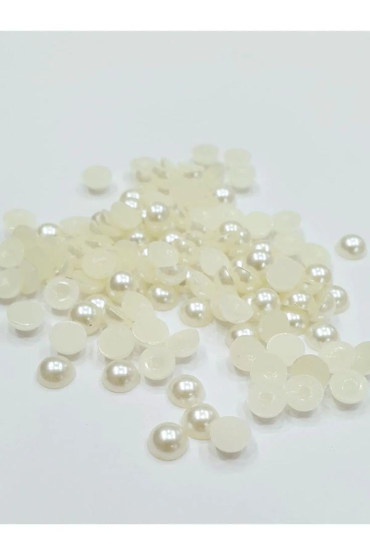 Yarım Inci - 6 Mm Krem (100 Gr - 1800 Ad)