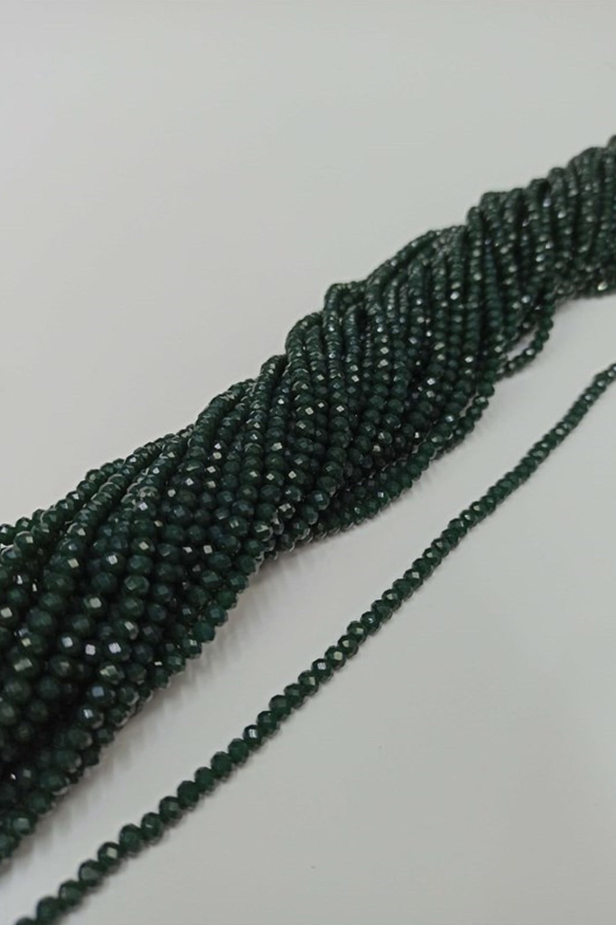 Green Emerald Crystal Beads 4 mm