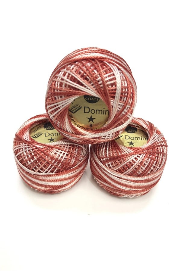 Coats Domino Cotton Perle No:8 Embroidery Thread (1 piece)
