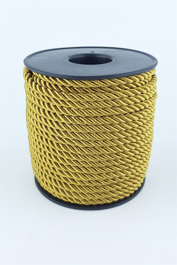 Mustard Yellow Cord Rope 3 mm 25 m