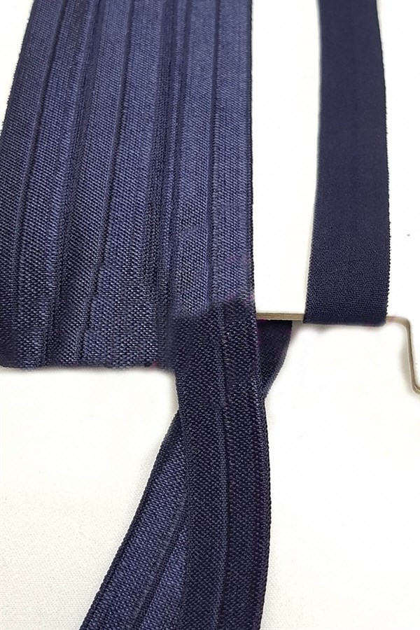Navy Blue Elastic Hair Band 1.5 cm