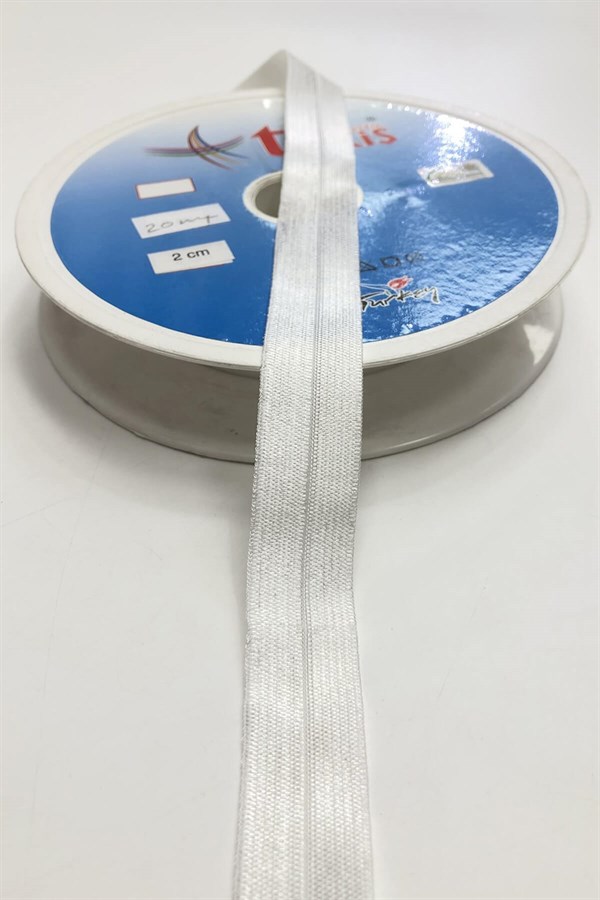 White Elastic Headband 1.5 cm
