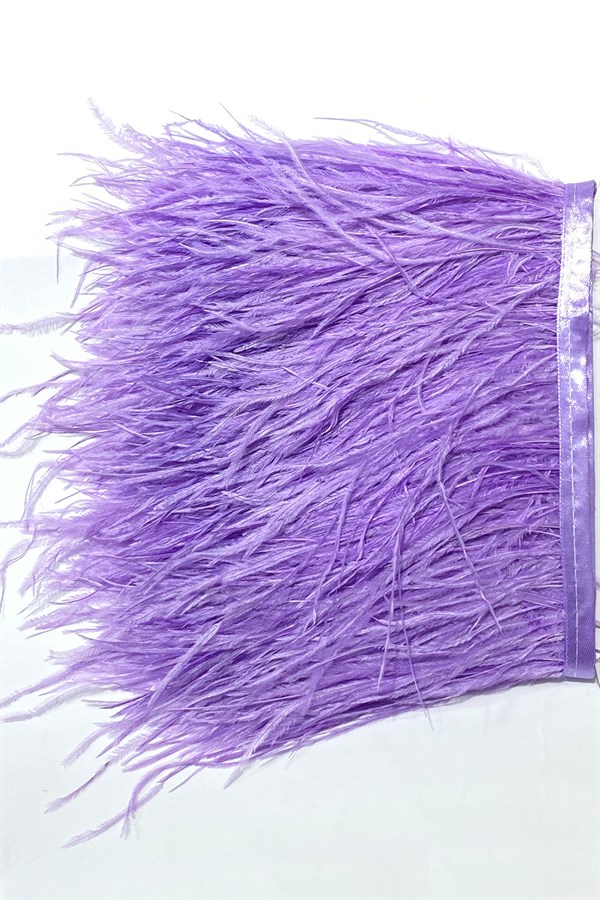 Lilac Ostrich Feather 1 mt