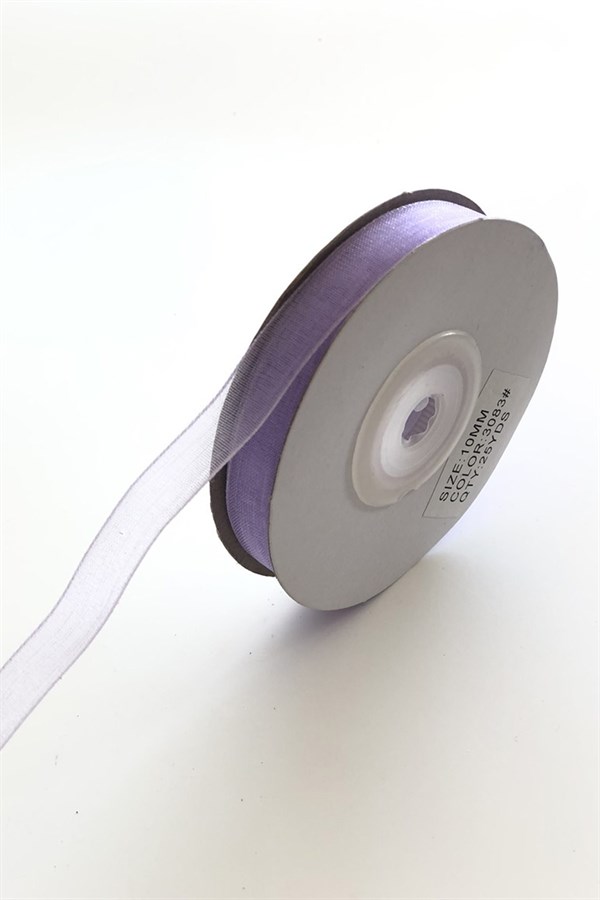 Lilac Color Organza Ribbon 1 cm