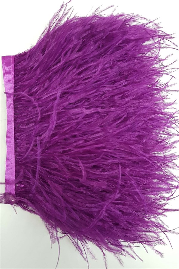 Purple Ostrich Feather 1 mt