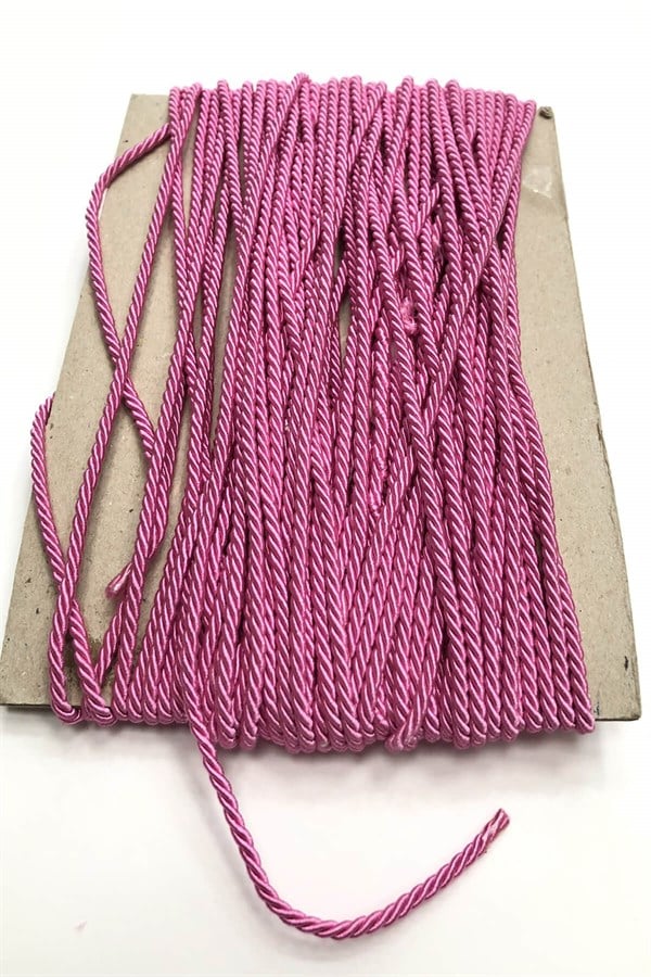 Pink Cord Rope 3 mm 1 m