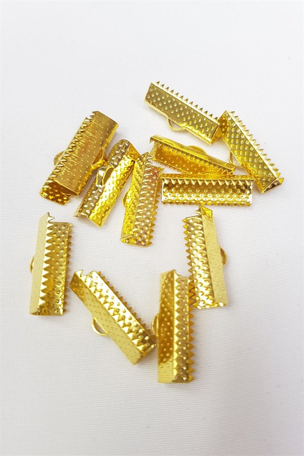 Yellow Bracelet and Necklace Closure Clip 2 cm