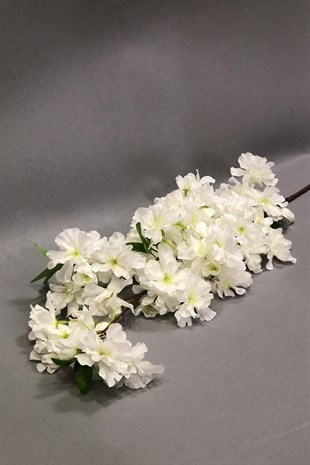 Beyaz Bahar Dalı Yapay Çiçek