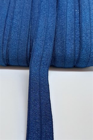 Saks Mavi Lastikli Saç Bandı 1,5cm