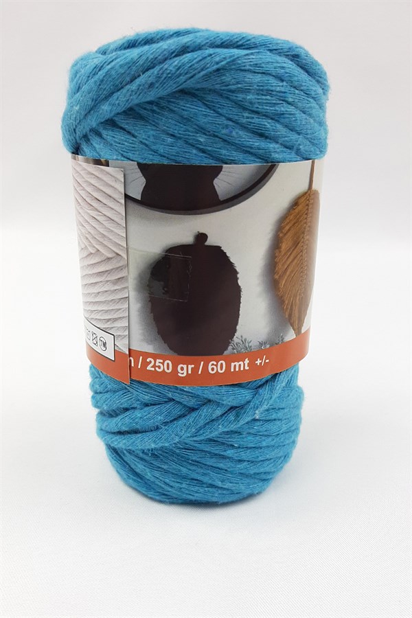 Turquoise Twisted Carding Rope