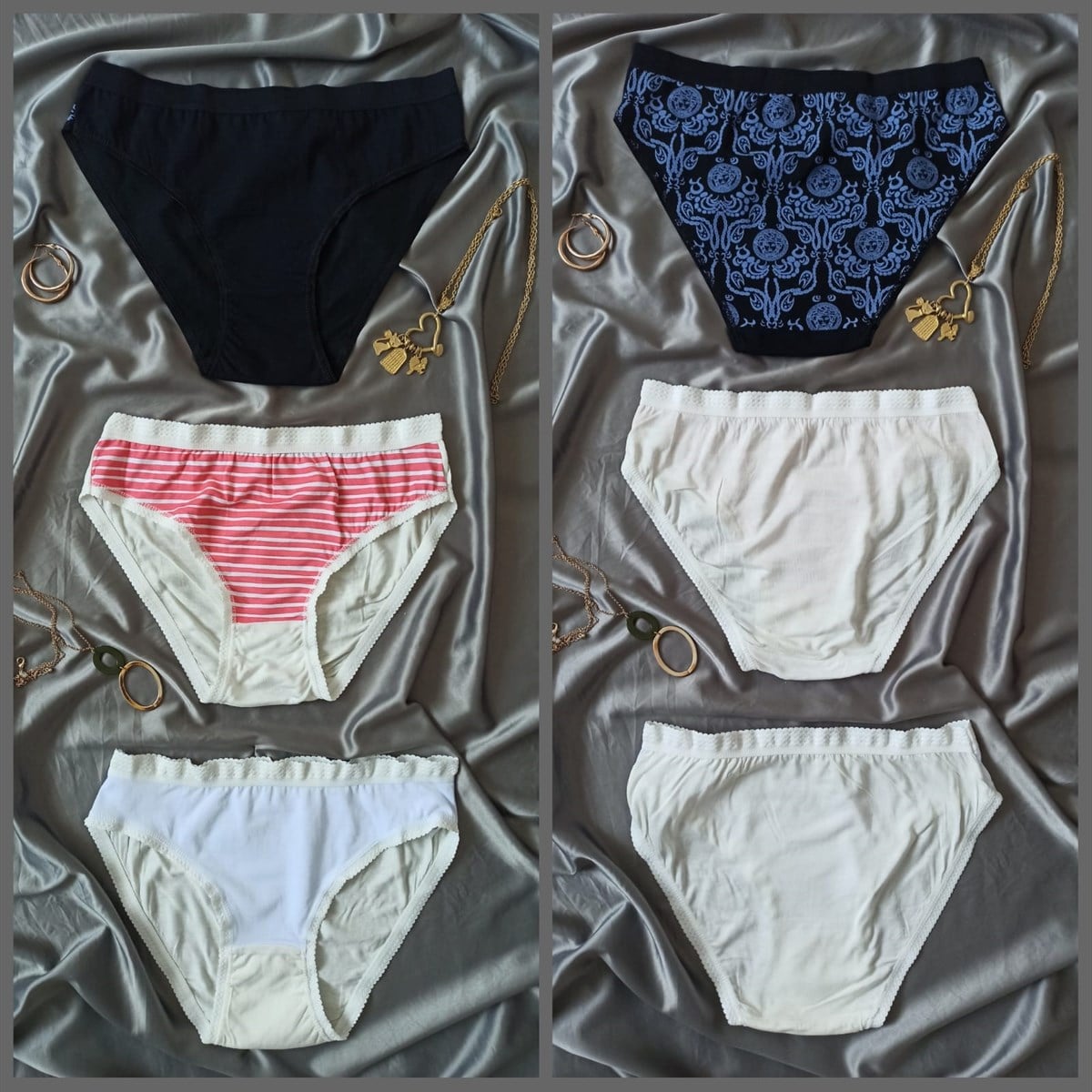 Karışık Renkli 3'lü Slip Külot