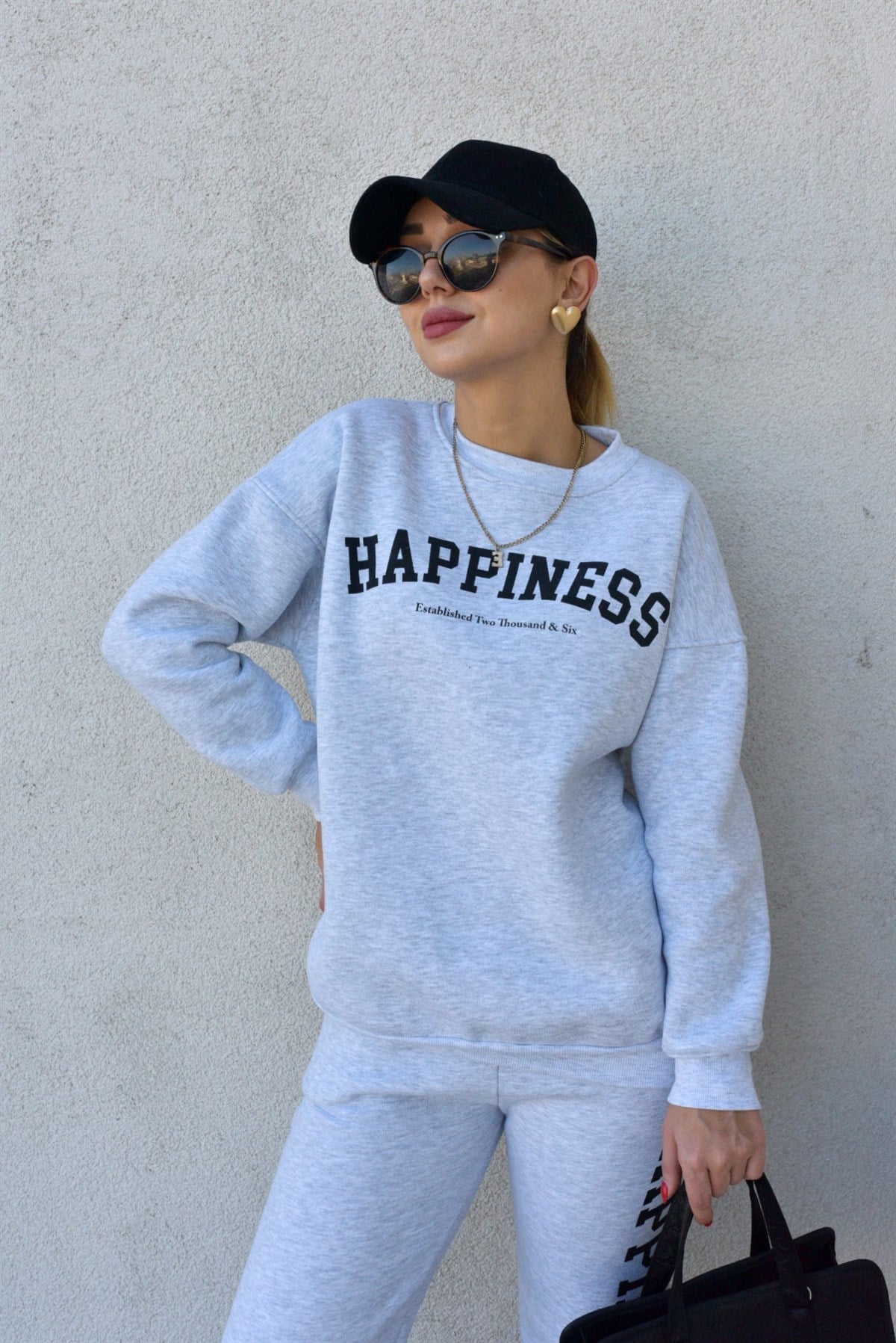 Şardonlu Gri Happıness Takım