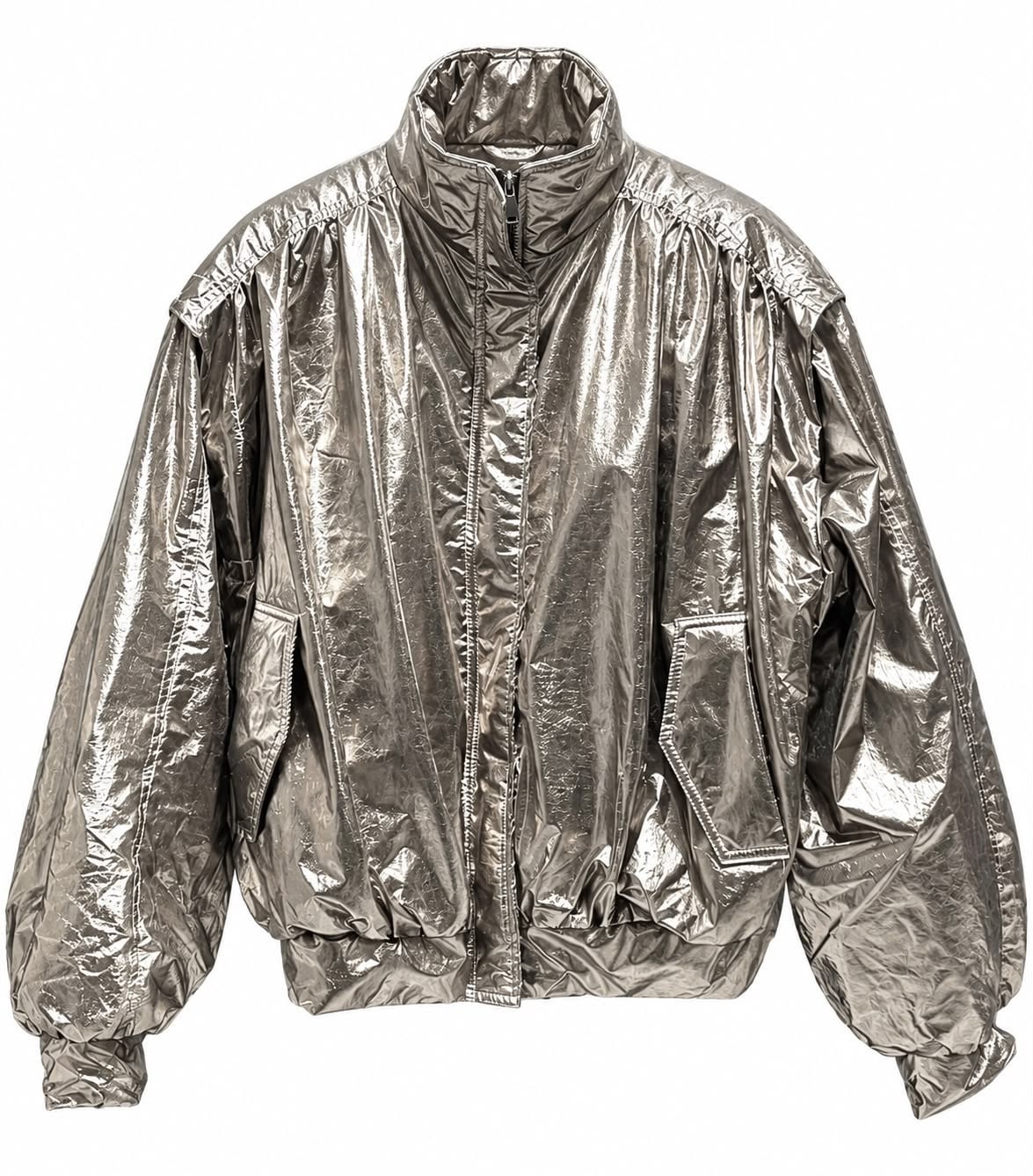 Mensa Zra Model Parlak Bomber Ceket
