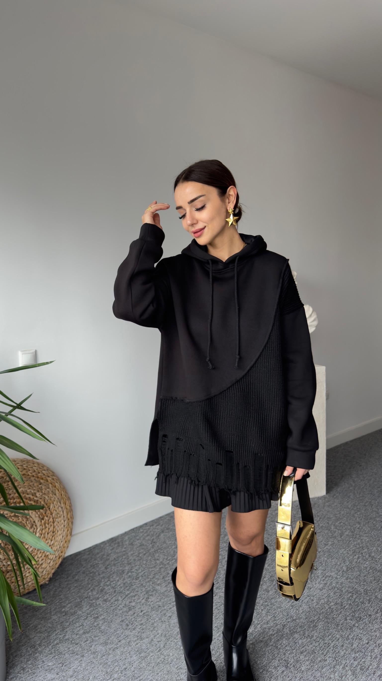 Zra Model Triko Garnili Tasarım Sweat