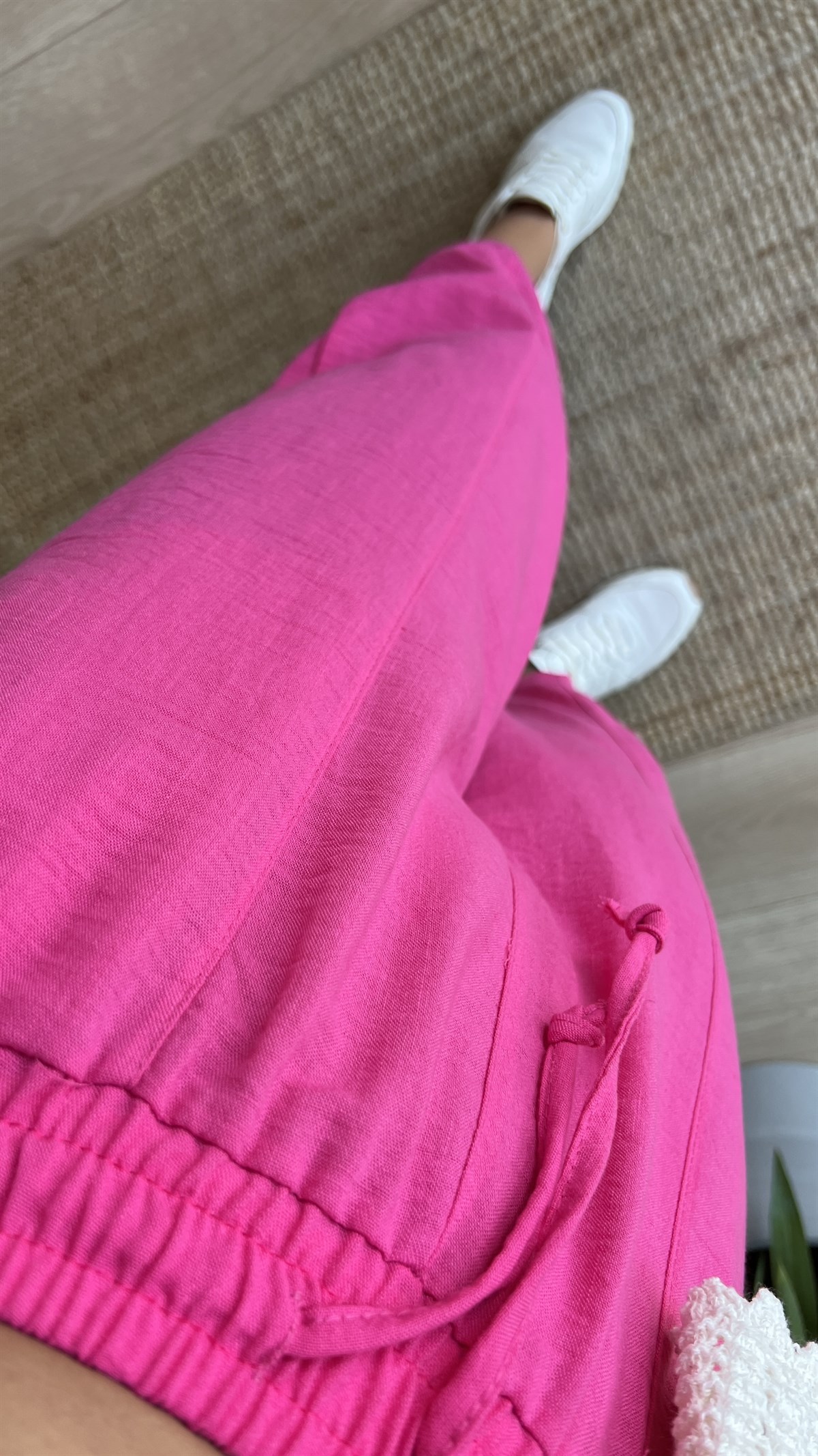 Pembe Şalvar Pantolon