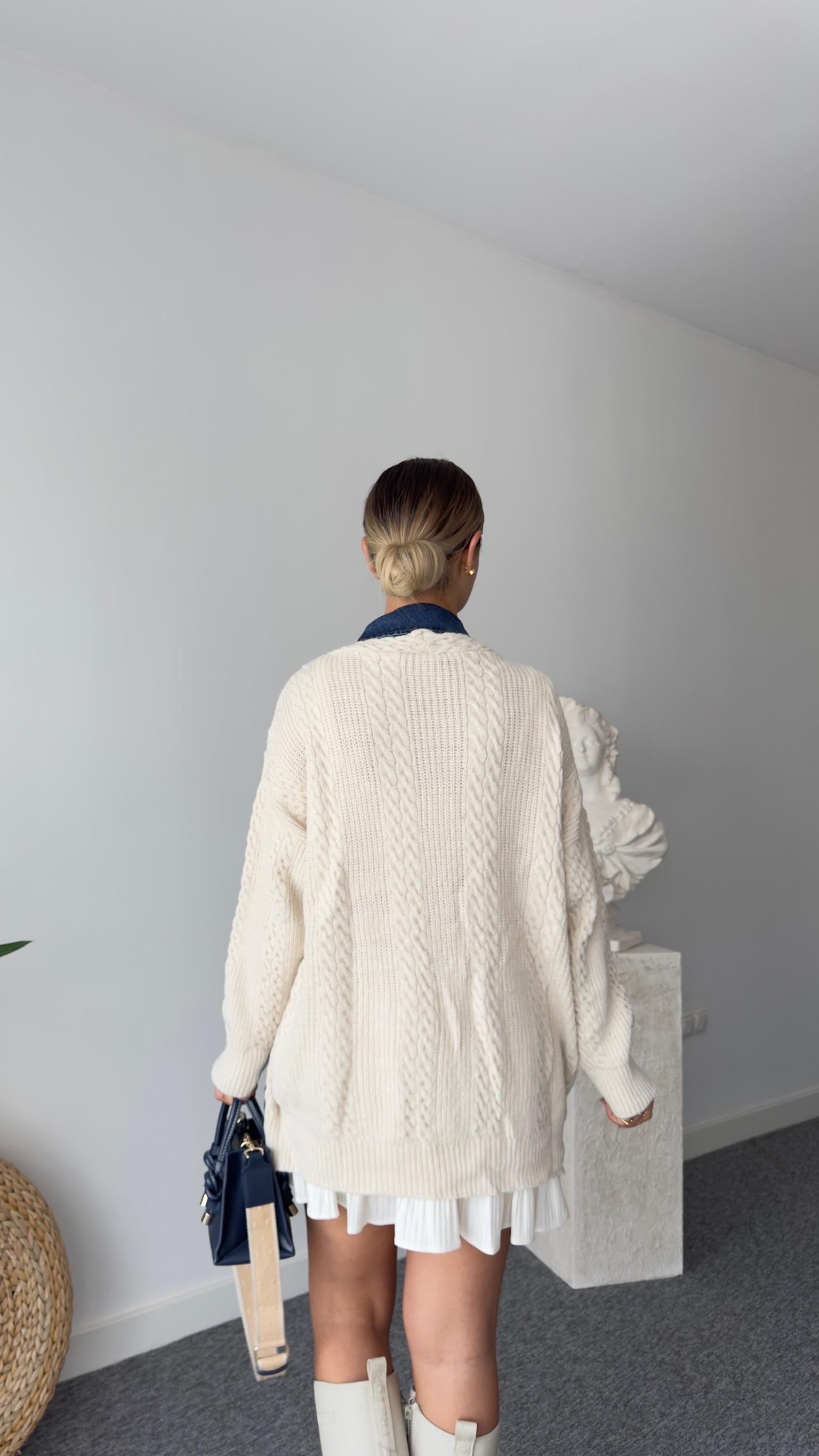 Neil Kot Gömlek Parçalı Tasarım Hırka