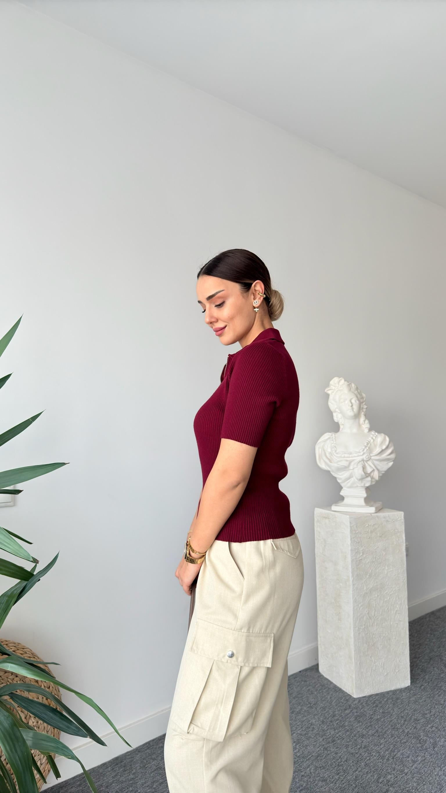 Bordo Sapel Soft Doku Massi Triko