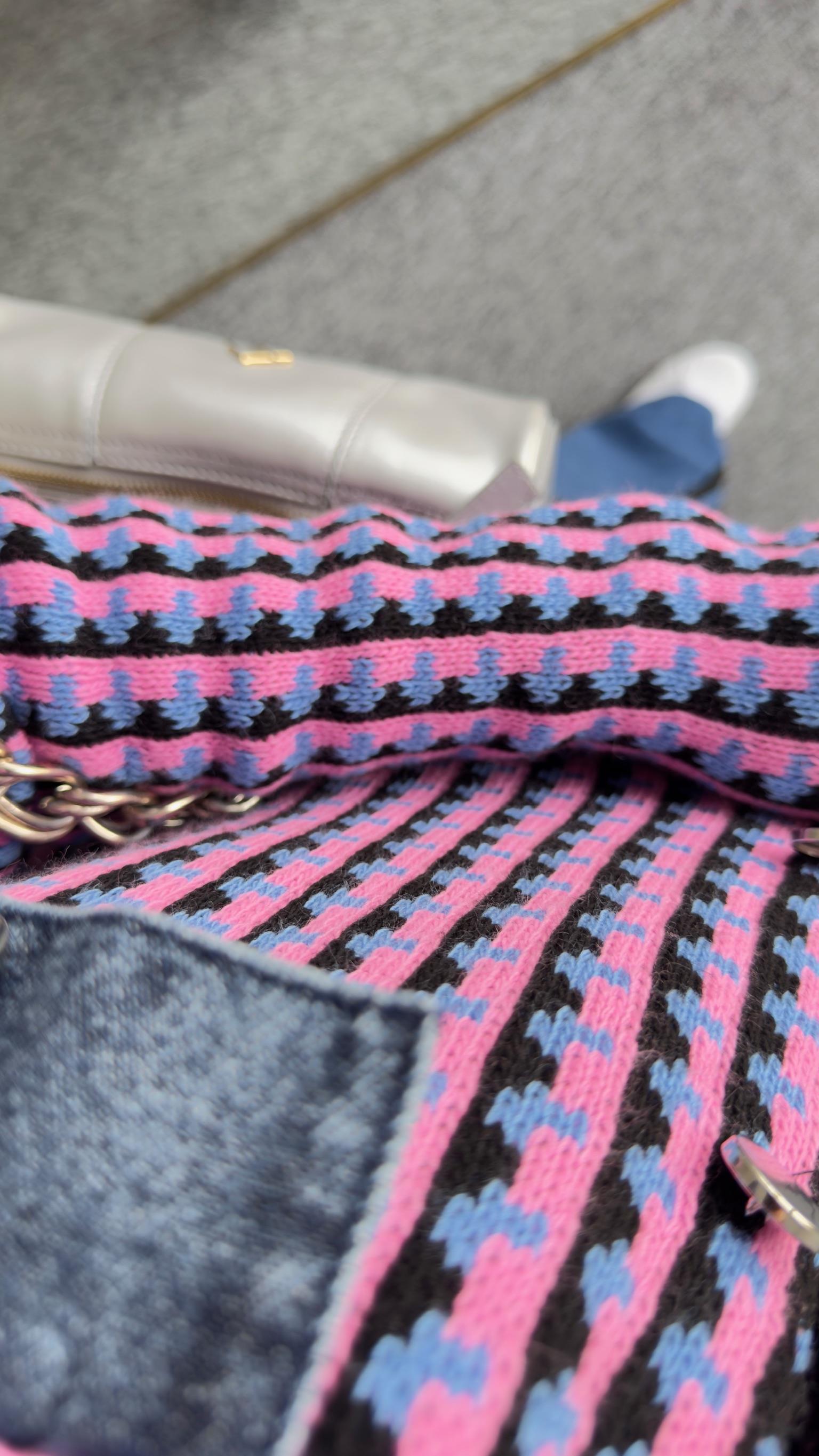 Marka Model Denim Garnili Renkli Triko Hırka