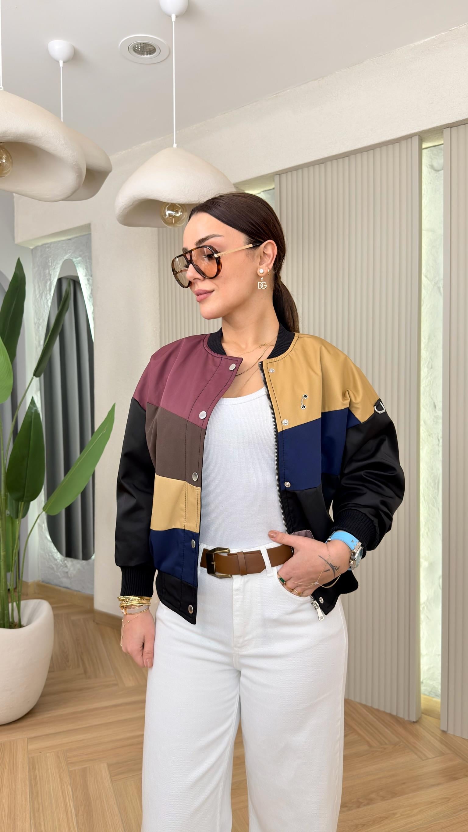 Lovisa Tws Model Renk Geçişli Bomber Ceket