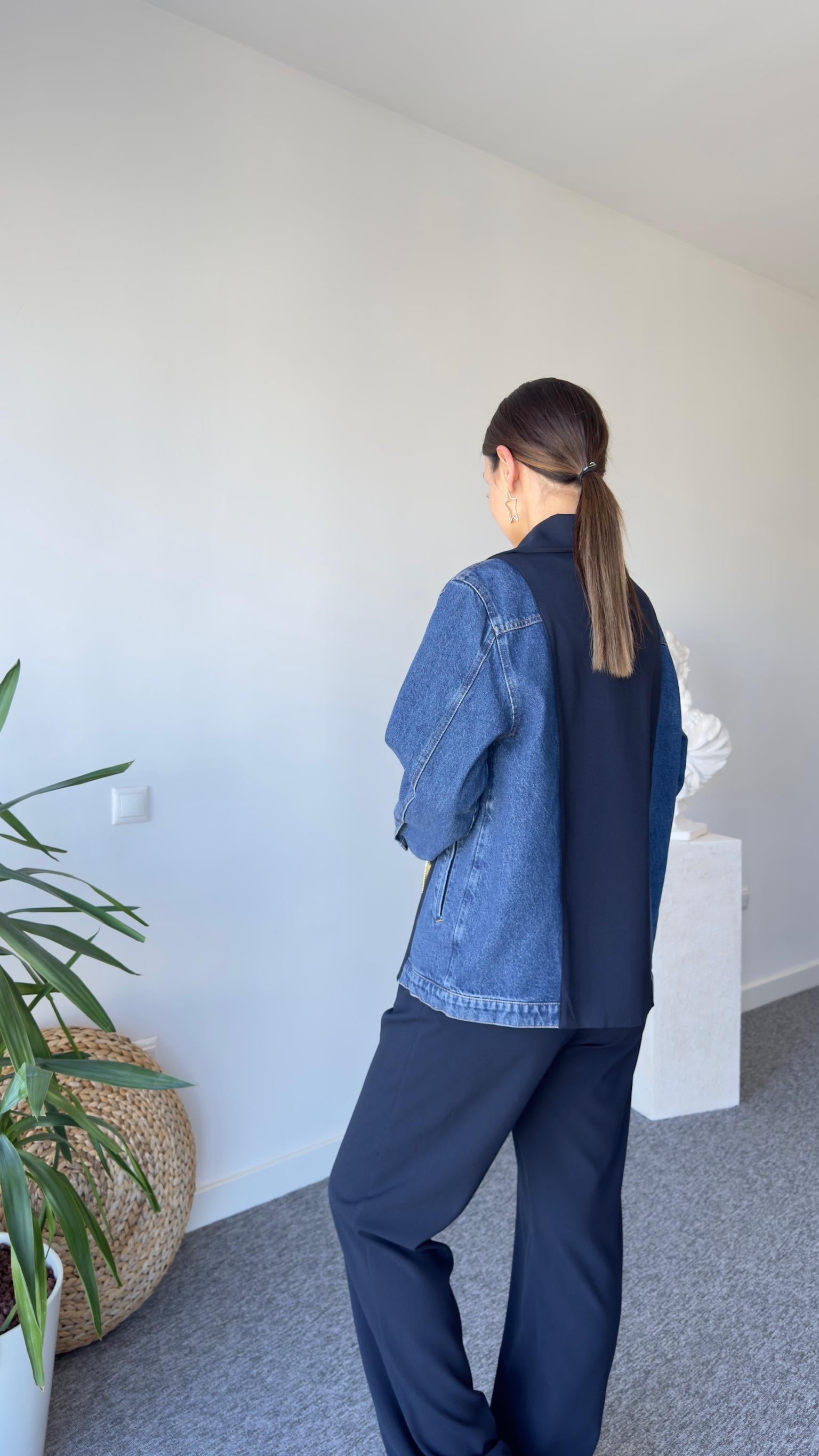 Premıum Yanlar Kot Geçişli Laci Blazer